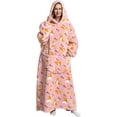 thumbnail image 7 of Wehilion Oversized Blanket Hoodie,Adult Snuggle Fleece Wearable Blanket Fluffy Giant Hooded Sweatshirt,Adult 140cm Leght, 7 of 7