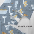 thumbnail image 6 of Sikiie Blue Bathroom tapestry wall hanging home decor for bedrooms, living rooms, dorms 60x51in, 6 of 6