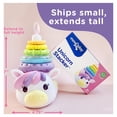 thumbnail image 5 of Move2Play, Unicorn Ring Stacking Toy, Gift for 1 Year Old Girls & Boys, Baby Toys, 6 to 12 Months, Ages 0-6+, 9, 10, 18+ Months, 5 of 5