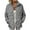 Grey, variant on Winter clothing for women Plus Size Quilted Lightweight Jacket Loose Fit Long Coat With Buttons And Pockets For Autumn Winter Season Comfortable Warm Outerwear
