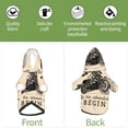 thumbnail image 6 of Bingfone Let The Adventure Begin Dog Clothes Hoodie, Pet Winter Coat,Puppy Sweatshirts For Small Dogs Boy Girl,Suitable For All Breeds-Medium, 6 of 9