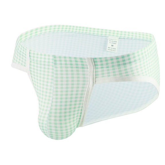 Mens Underwear Men's Fashion New Small Fresh Plaid Briefs Underwear