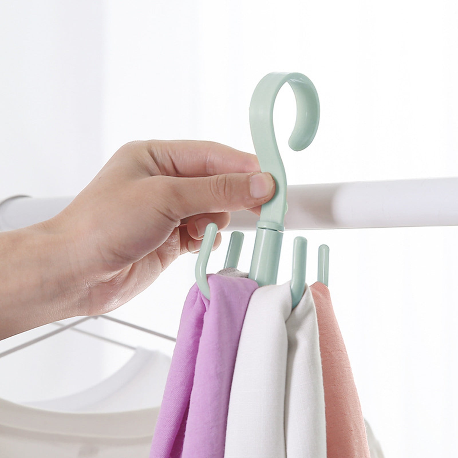 Clothes Hanger Clothes Drying Rack Multi-function Scarf Clothes Belts Hangers 
