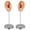 Brown, variant on Flexible Silicone Ear Mannequin for Piercing Techniques Realistic Left and Right Human Ear Molds Jewelry Exhibits Props