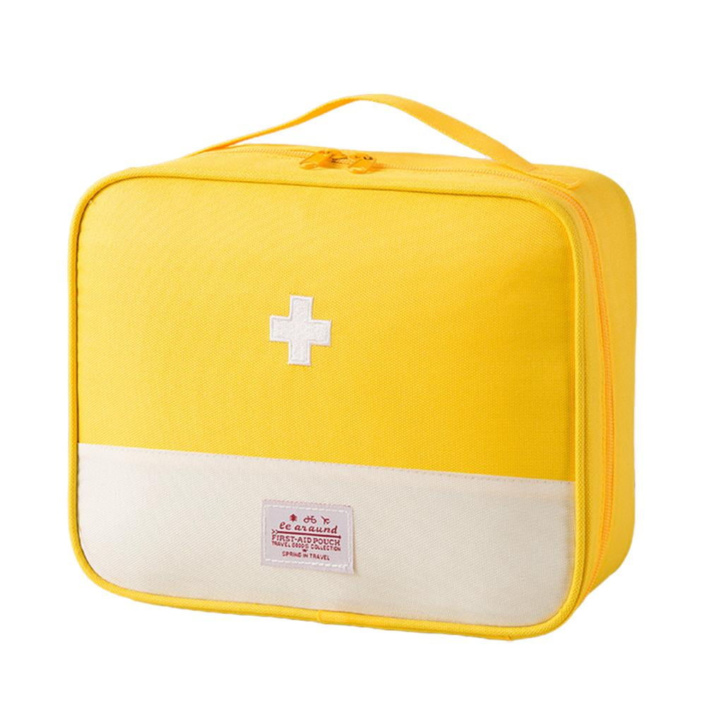 Oxford Cloth First Aid Bag, Portable Outdoor Emergency Kit, 26x12x21 cm