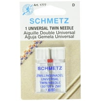 Schmetz Universal Twin Machine Needle-Size 1.6/80 1/Pkg