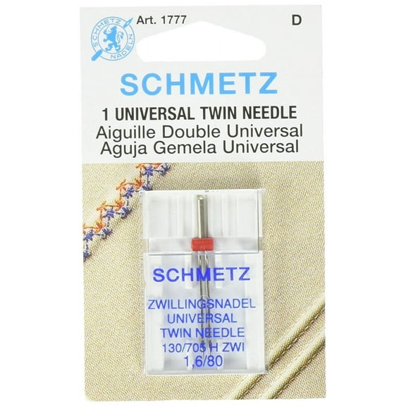 Schmetz Universal Twin Machine Needle-Size 1.6/80 1/Pkg
