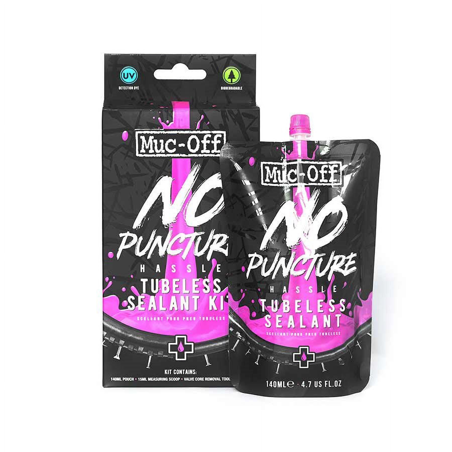 Muc-Off MTB Tubeless Tire Sealant - 140ml Pouch - Walmart.com