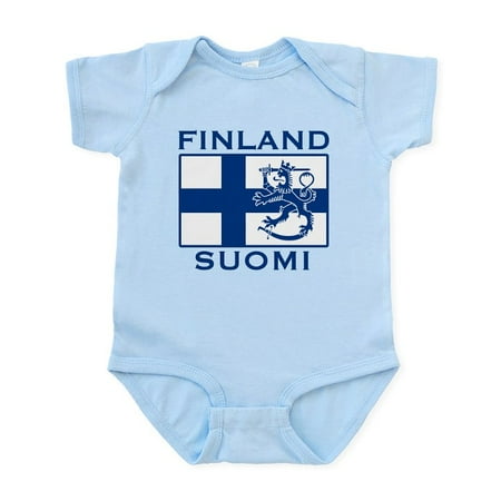 

CafePress - Finland Suomi Flag Infant Bodysuit - Baby Light Bodysuit Size Newborn - 24 Months