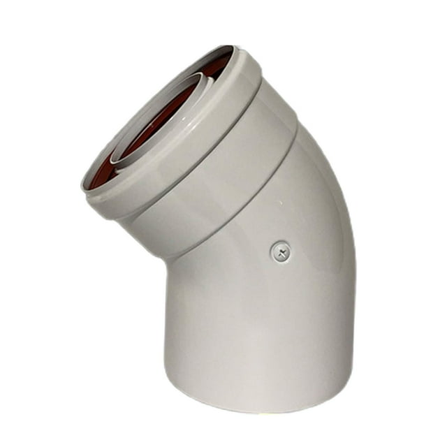Chimenea Codo Tubo Chimenea Piezas Desmontable Gas Calentador de agua Tubo de escape para Zulema Estufa Chimenea