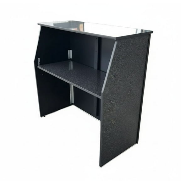 Portable Folding Bar - Black Marble 42" Tall x 48" Long - by Chivari