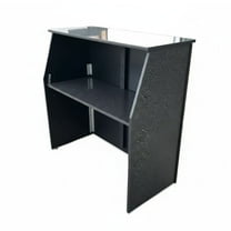 Portable Folding Bar - Black Marble 42" Tall x 48" Long - by Chivari