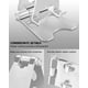 thumbnail image 3 of soporte de escritorio plegable totalmente de aluminio Soporte para teléfono para iPhone/Samsung/HUAWEI/Xiaomi/Oneplus (plateado), 3 of 5