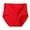 Red, variant on KHONTS Women's Seniors Underwear High Waisted Panties Soft Full Coverage Briefs Tummy Control Underpants Red XL