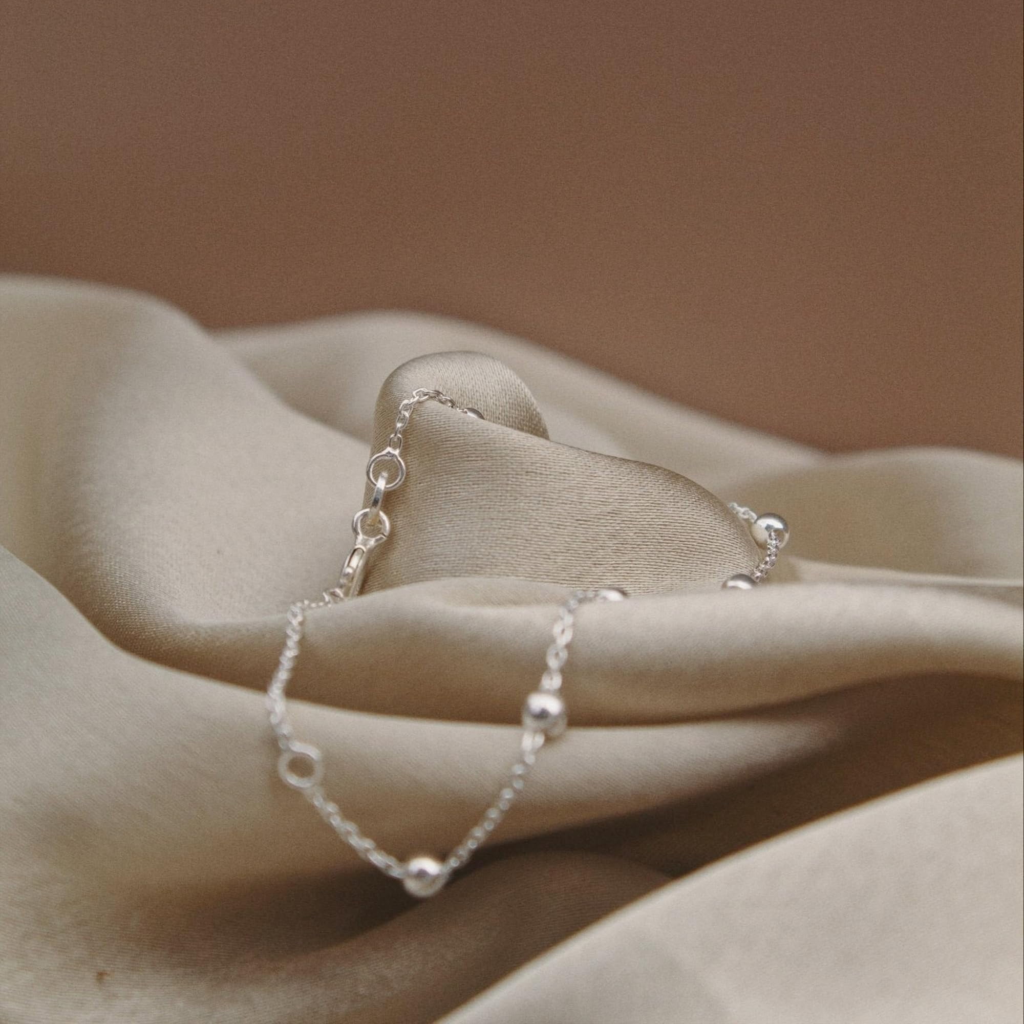 CHIC & ARTSY 925 Sterling Silver Ankle Bracelet Multilayer Anklets for Women