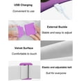 thumbnail image 6 of Electric Heating Pad,Portable Cordless Menstrual Pad with 4 Heat Levels and Massage Modes, Fast Large Belly Wrap Belt (Purple), 6 of 8