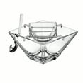 thumbnail image 2 of Majestic Gifts E62885-D 5.5 in. Torcello Glass Dish Set Caviar, Clear, 2 of 2