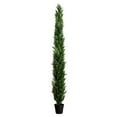 thumbnail image 2 of Nearly Natural Tall Cedar Pine Artificial Tree with Planter - 10', 2 of 9