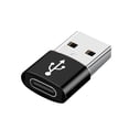 thumbnail image 1 of 2x USB 3.1 Type C Female to USB 3.0 A Male Adapter Data+Charging (Black), 1 of 3
