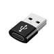thumbnail image 1 of Adaptador USB 3.1 Tipo C a 3.0 A Carga de Datos 2x + Negro, 1 of 3