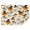 Halloween Black Cats-2, variant on Halloween Black Cats and Pumpkins Pattern Rectangle Tablecloth 60"x102",Waterproof Polyester Rectangle Table Cloth, Wipeable Spillproof Polyester Tablecloth for Dining, Camping, Indoor and Outdoor