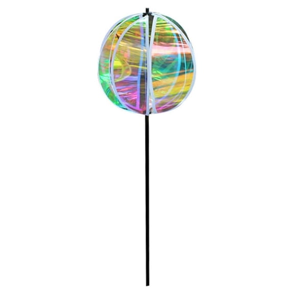 Reflective Pinwheels Garden Windmill With Stakes Bird Scare Devices For Yard Garden Protections From Infestation