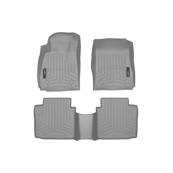 WeatherTech Custom Fit FloorLiners compatible with 2014-2020 Chevrolet Impala - 1st & 2nd Row, Grey