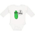 thumbnail image 3 of Inktastic I'm Kind of a Big Dill Pickle with Sunglasses Boys or Girls Long Sleeve Baby Bodysuit, 3 of 5