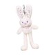 thumbnail image 1 of Llavero de peluche de conejito adorable, llavero de conejo, colgante para regalo de fiesta, adorno para bolso Blanco, 1 of 9