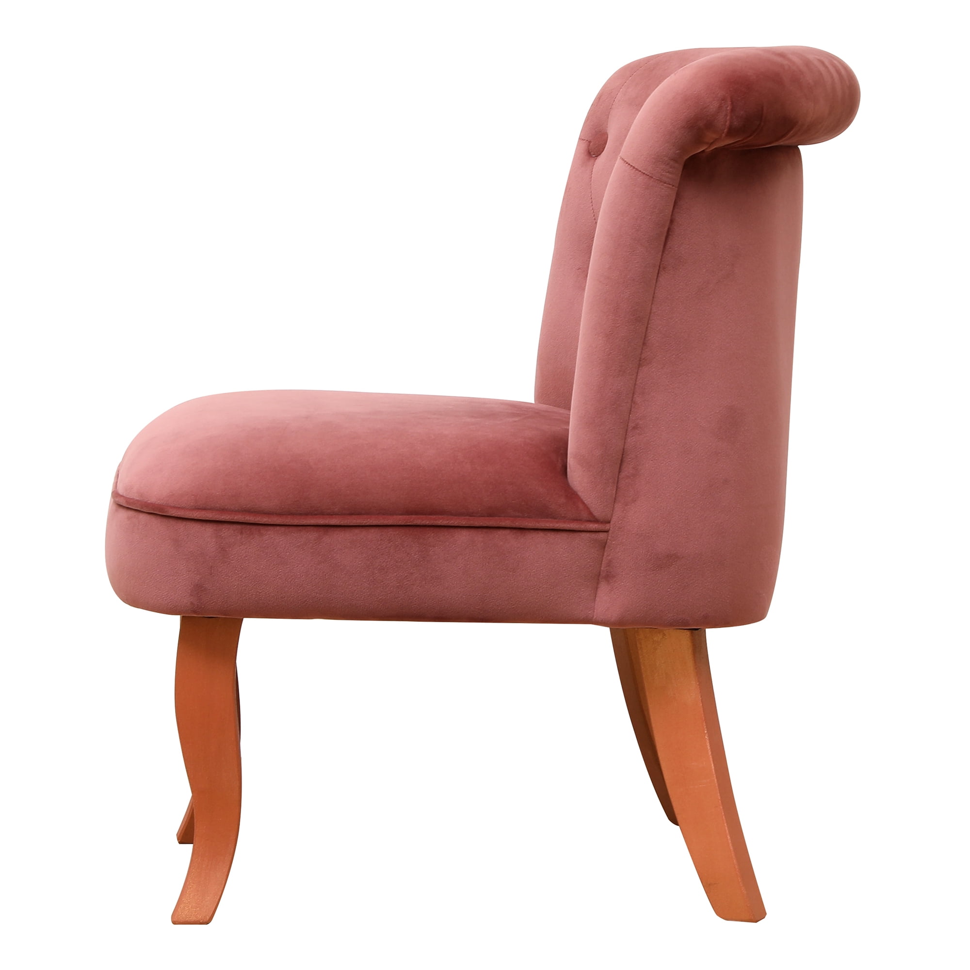 Kadyn 29" Wood Armchair, Single Sofa Chairs for Living Room, Upholstered Accent chairs, Pink Kadyn 29" Wood Armchair, Single Sofa Chairs for Living Room, Upholstered Accent chairs, Pink