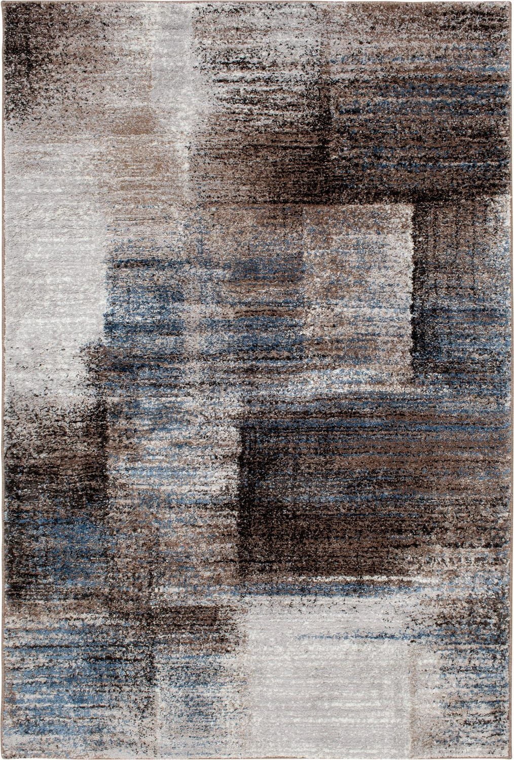 Rigton Blue and Brown Woven Area Rug