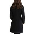 thumbnail image 4 of Women Coat Jacket Winter Warm Outwear Wool Lapel Trench Parka Overcoat, 4 of 7