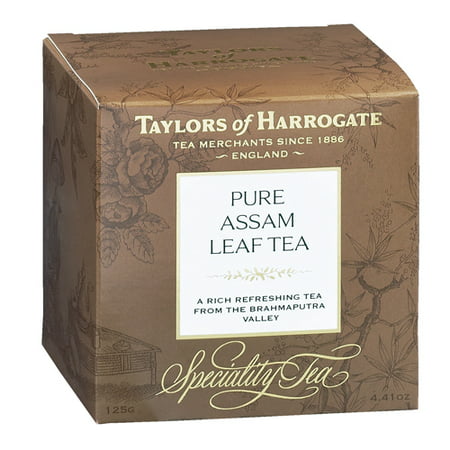 Taylors of Harrogate Pure Assam Leaf Tea Carton, 4.4 (Best Assam Tea Estates)