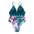 thumbnail image 4 of Traje de baño de una pieza HUOGUO, sexy, con estampado de flores, monokini para mujer, 4 of 4