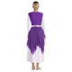 thumbnail image 5 of Vestido de baile lírico de Ballet litúrgico Irregular brillante metálico de manga larga para mujer, traje de fiesta de adoración, Ropa de baile, 5 of 5