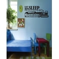 thumbnail image 1 of Let Him Sleep When Wakes Will Move Mountains Love Story Adore Courtship Fling Flirtation Amour Adoration Fondness Affection Gift Decorating Ideas Girl Boy Wall Decal Sticker - Size: 24 Inch x 34 Inch, 1 of 3