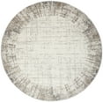 thumbnail image 2 of Nourison Elation Modern Abstract Ivory Grey 5'3" x round Area Rug, (5 Round), 2 of 8