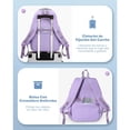 thumbnail image 2 of Mochila Escolar Color: Violeta  Diseño Liso 30L, 2 of 3
