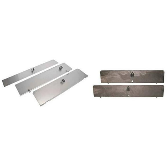 36 in. Stainless Steel Right Side Handle Damper Plate
