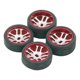 thumbnail image 2 of 4 Neumáticos de goma para ruedas delanteras traseras RC Yotijar para K989 Truck Crawler Car Trucks Piezas de repuesto rojo, 2 of 8