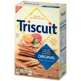 thumbnail image 6 of Nabisco, Triscuit, Original Crackers, 9 oz, 100% Whole Grain Wheat, Sea Salt, Cardboard Box, 6 of 8