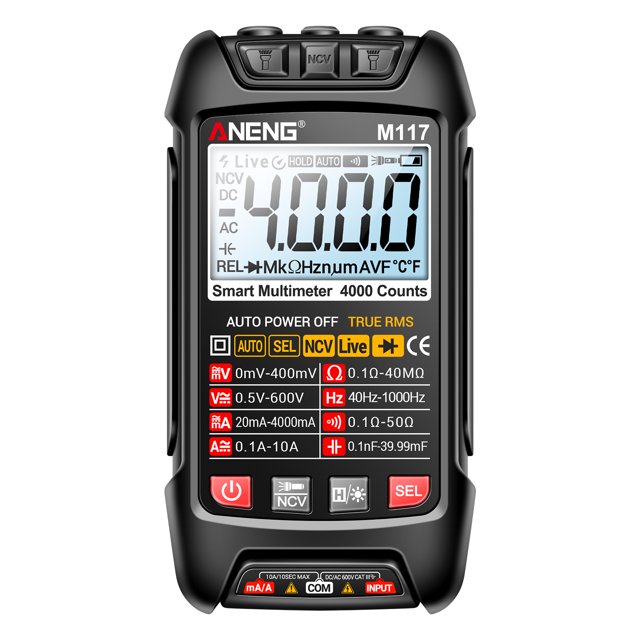 Multimètre,Testeur Compteur Outils M117 4000 Mètre 4000 Mètre Professionnel