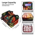 Chameleon Double Layered Insulated Refrigerated Lunch Bag with Two
