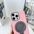 thumbnail image 3 of For iPhone 16 Plus Case, Magnetic Back Cover Compatible with Magsafe Shockproof Drop Protection Anti-Scratch Ring Holder Kickstand Slim Fit Bumper Rugged Phone Case for Apple iPhone 16 Plus,Pink, 3 of 5
