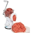 thumbnail image 2 of Hachoir Manuel - Hachoir avec 2 Assiettes en Acier Inoxydable, Accessoire à Saucisses, Presse, Base à Succion Robuste et Design Lavable au Lave-Vaisselle - Préparez Saucisse, Bœuf Haché, Hamburgers et Plus, 2 of 5