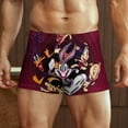 thumbnail image 2 of Looney Tunes Cartoons Mens Boxer Briefs Active Stretch Breathable Underwear, Comfortable Gym Boxer Briefs, 2 of 7
