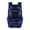 Blue, variant on Lusa Large Capacity Clear Backpack for School and Travel Cool PVC Transparent Waterproof Double Shoulder Schoolbag with Reinforced Straps Multiple Pockets Concert Streetwear Red One Size