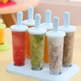 thumbnail image 3 of Popsicle Molds Set, Silicone Popsicle Molds Shapes For Homemade Ice Cream Molds, Bpa Free Reusable Easy Release Ice Popsicle Maker, Dishwasher Safe For Kitchen Ice Pop Maker, 3 of 5