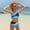 EliteGoogv+Blue, variant on Girls Two Piece Bikini Set Color Block Bikini Top & Briefs Swimwear Sun Protection Minimalist Swimsuit Beach Pool Vacation Bathing Suit,Army Green,7-8 Years