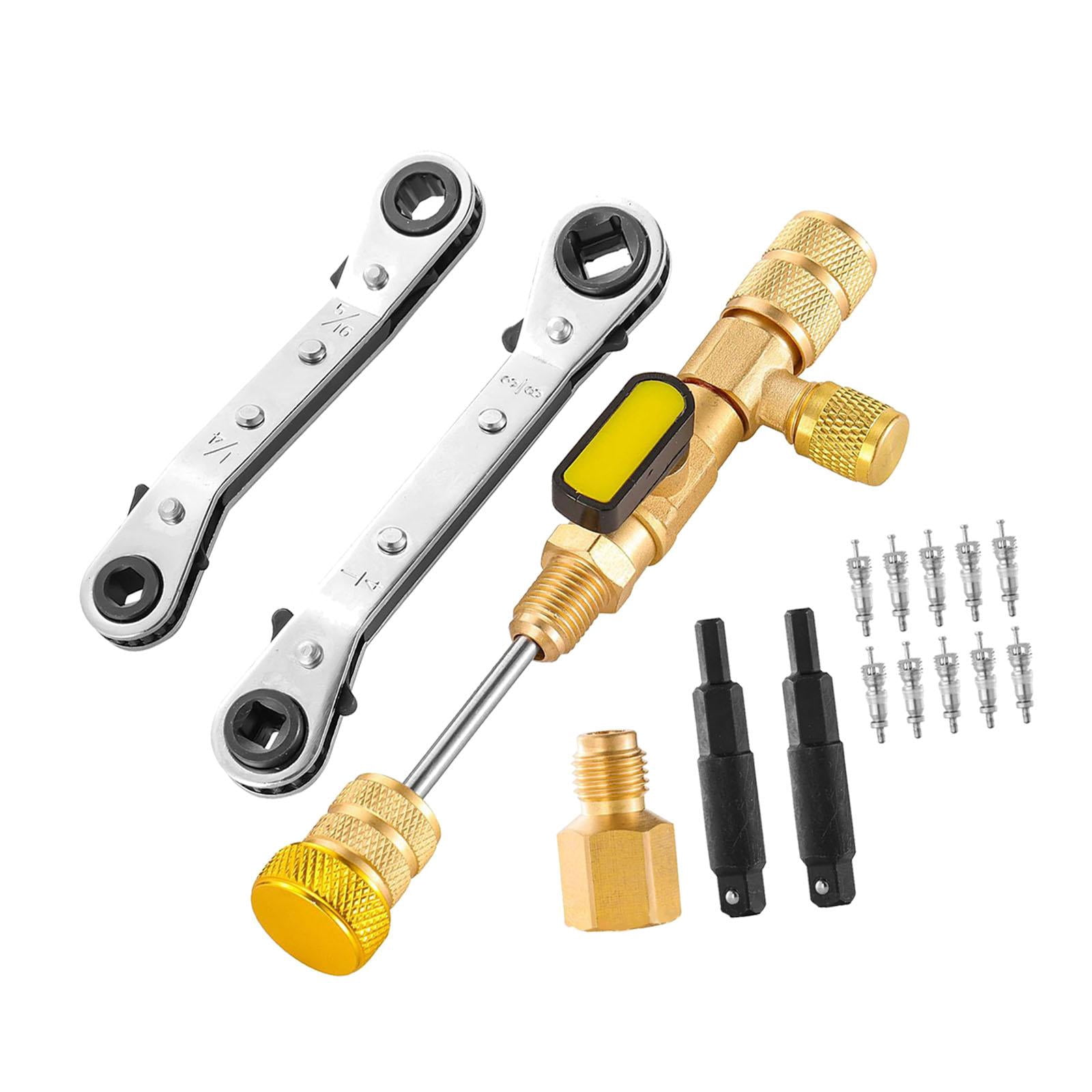 Zxpjkyu Valve Core Remover and Installer Tool Portable Lightweight